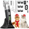 imageoneisall Cat ClippersQuiet Cat Hair Trimmer for Matted HairRechargeable Cat Grooming Supplies for ThickCurlyFin HairCordless Cat Grooming Kit