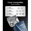 imageOneisall Grandmaster Pro 1 Cordless Professional Dog Grooming Clippers 2Speed Dog Clippers for Grooming Heavy DutyThick Hair Detachable Carbonized Steel Blade Metal Combs Removable Battery