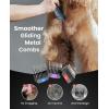 imageOneisall Grandmaster Pro 1 Cordless Professional Dog Grooming Clippers 2Speed Dog Clippers for Grooming Heavy DutyThick Hair Detachable Carbonized Steel Blade Metal Combs Removable Battery
