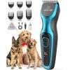 imageoneisall Dog Clippers for Grooming for Thick Coats with Detachable Stainless Steel Blade Cordless Rechargeable Dog Grooming Kit for Full Body DTJ001