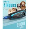 imageoneisall Dog Clippers for Grooming for Thick Coats with Detachable Stainless Steel Blade Cordless Rechargeable Dog Grooming Kit for Full Body DTJ001