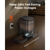imageoneisall Wireless WiFi Automatic Cat Feeders 2 Cat Rechargeable 100Day Battery Operated Timed Cats Feeder 20 Cups5L Cats Food Dispenser Automatic for Large Kibble Smart App ControlStandard