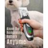 imageOneisall Low Noise Dog Clippers 2Speed Quiet Grooming Kit Rechargeable Cordless Pet Hair Clipper Trimmer Shaver for Small and Large Dogs Cats Animals Dark PlumSilver