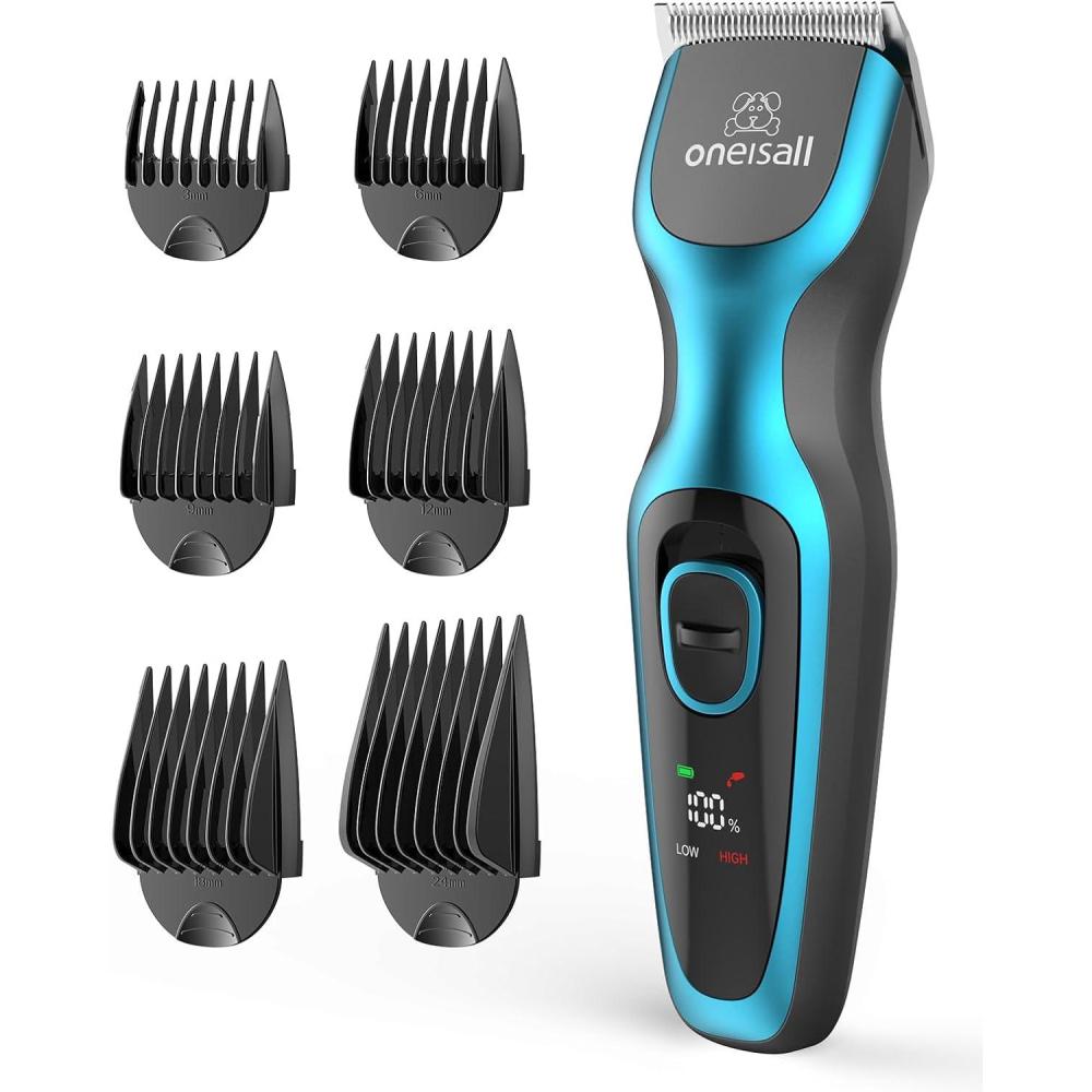imageoneisall DTJ001 Dog Clippers with 6pcs Guide Combs