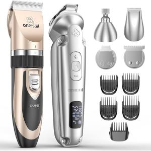imageoneisall Dog Clippers and Paw Trimmer with Low Noise