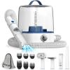 imageoneisall Cordless Dog Grooming Vacuum Kit Dog Grooming Kit with 5100mAh ampamp 11in1 Pet Tools 3L Dust Cup Low Noise for Shedding ampamp Grooming and Suitable for HomeCar CleaningComfy L1Blue