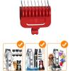 imageoneisall 3mm red Metal Combs for Dog Clippers