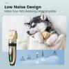 imageoneisall S6 Set Dog Clippers ampamp Paw Trimmer 2in1 Ultra Quiet Cordless Dog Grooming Kit Gold ampamp Black
