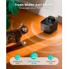 imageoneisall Wireless Cat Water Fountain 74oz22L Cordless Pet Water Fountains 20dB UltraQuiet Integrated SilentFlow Pump Battery Operated for Cats Indoor Easy to Clean Automatic Cat Water Dispenser