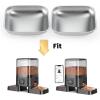 imageoneisall Stainless Steel Bowls for oneisall H1 5L Automatic Double Bowl Cat Feeder and H1W 5L WiFi Automatic Double Bowl Cat Feeder Pack of 2