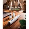 image:imageoneisall Quiet Cat Clippers for Matted Hair 3 in 1 Cat Grooming Kit with LCD Display Cat Hair Trimmer for Paw Trimmer 3 Speed Cordless IPX7 Waterproof Pet Clippers for Butt Paw Back Ear Face