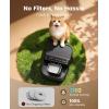 image:imageoneisall Wireless Filterless Cat Water Fountain Separate Clean and Dirty Water Pet Fountain with Stainless Steel Bowl 35L118oz Quiet No Filter Smart Automatic Cat Water Dispenser Indoor BlackBlack