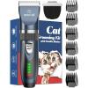 image:imageoneisall Cat Clippers for Matted Hair Quiet Cat Shaver for Long Hair Cordless Cat Hair Trimmer for Grooming 2 Speed Pet Shaver Cat Grooming Kit for Cats Small Dogs Animals Double Blade