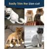 image:imageoneisall Cat Clippers for Matted Hair Quiet Cat Shaver for Long Hair Cordless Cat Hair Trimmer for Grooming 2 Speed Pet Shaver Cat Grooming Kit for Cats Small Dogs Animals Double Blade