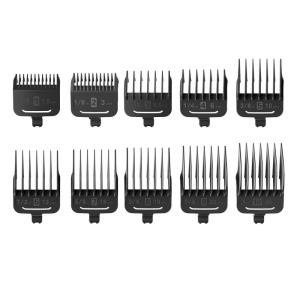 image:imageOneisall 10Pcs Attachment Guide Comb Guards Only Fits Dog ClippersASIN B09QFRN3D5 Model RFC676 15mm3mm45mm6mm10mm13mm16mm19mm22mm25mm Cut Length Black