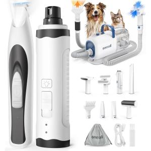 image:imageoneisall 8 in 1 Dog Vacuum amp Dryer and 2 in 1 Dog Paw Trimmer and Nail Grinder