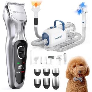 image:imageoneisall Dog Vacuum amp Dryer for Shedding Grooming and Dog Clippers for Thick Hair