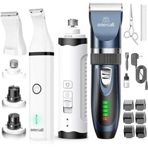 image:imageoneisall Quiet Cat Clippers for Matted amp Long Hair Dog Nail Grinder and Paw Trimmer Kit
