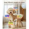 image:imageoneisall 4 in 1 White Dog Grooming Kit with LCD Display and Dog Grooming Clippers for Thick Heavy Coats