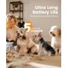 image:imageoneisall 4 in 1 White Dog Grooming Kit with LCD Display and Dog Grooming Clippers for Thick Heavy Coats