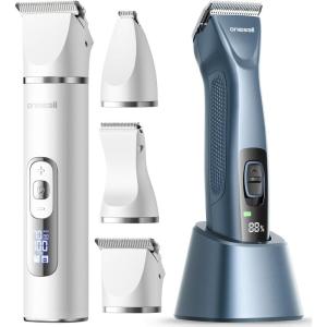 image:imageoneisall Professional Dog Clippers with Dual BatteryPaw Trimmer Kit