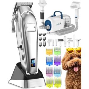 image:imageoneisall BM1 Dog Vacuum amp Dryer and K52NTS Dog Grooming Clippers for Thick Heavy Coats