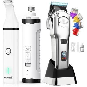 image:imageoneisall Dog Clippers for Grooming Dog Nail Grinder and Paw Trimmer Kit