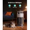 image:imageoneisall Pet Air Purifier for Home Large Room 3000 Ft H13 HEPA Washable Filter 360 Airflow Visible Air Cleaner for Pet Hair Odor Allergies Smoke Dust PM25 MonitorAuto ModeCat ToysPP04