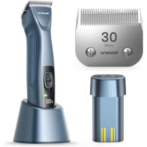 image:imageoneisall Professional Dog Clippers with Dual Battery and 30 Blade
