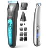 image:imageoneisall LED Light Cordless Dog Grooming Kit 2 in 1 and 2Speed Dog Paw Trimmer