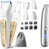 image:imageoneisall Quiet Dog Grooming Kit 4 in 1 and 2Speed Dog Paw Trimmer