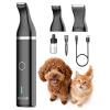 image:imageoneisall Dog Clippers with Double Blades Black and 2Speed Dog Paw Trimmer