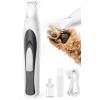 image:imageoneisall LowNoise Dog Paw Trimmer with LED Light and Upgraded 2Speed Dog Paw Trimmer Silver