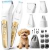 image:imageoneisall Quiet Dog Grooming Kit 4 in 1 and 2Speed Dog Paw Trimmer