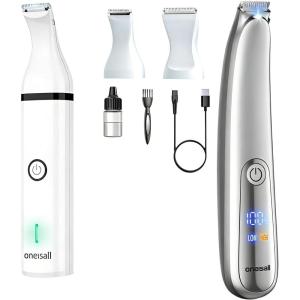 image:imageoneisall Dog Clippers with Double Blades and 2Speed Dog Paw Trimmer