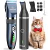 image:imageoneisall Cat Clippers for Matted Hair2 in 1 Cat Grooming KitQuiet Cordless Cat Clippers and Cat Paw Trimmer for GroomingCat Hair Trimmer Shaver for Cats Dogs Animals