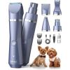 image:imageoneisall Small Dog Clippers Grooming Kit 4 in 1 Quiet Cordless Dog Paw Trimmer amp Nail GrindersIPX7 Waterproof Dog Trimmers for Small Dogs