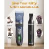 image:imageoneisall Cat Clippers for Matted Hair2 in 1 Cat Grooming KitQuiet Cordless Cat Clippers and Cat Paw Trimmer for GroomingCat Hair Trimmer Shaver for Cats Dogs Animals