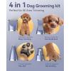 image:imageoneisall Small Dog Clippers Grooming Kit 4 in 1 Quiet Cordless Dog Paw Trimmer amp Nail GrindersIPX7 Waterproof Dog Trimmers for Small Dogs