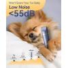 image:imageoneisall Small Dog Clippers Grooming Kit 4 in 1 Quiet Cordless Dog Paw Trimmer amp Nail GrindersIPX7 Waterproof Dog Trimmers for Small Dogs