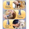image:imageoneisall Small Dog Clippers Grooming Kit 4 in 1 Quiet Cordless Dog Paw Trimmer amp Nail GrindersIPX7 Waterproof Dog Trimmers for Small Dogs