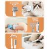 image:imageoneisall Cat Grooming Vacuum Quiet Pet Vacuum Grooming Kit with Brush amp Clippers for Hair Shedding Trimming 6 in 1 Cat Vacuum Groomer for Pet Hair Grooming