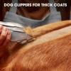 image:imageoneisall Dog Clippers for Grooming Professional Cordless Hair Shears Trimmers for Thick Coats8 Guide Guards with Metal Blade for Dogs and Cats Animals