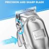 image:imageoneisall Dog Clippers for Grooming Professional Cordless Hair Shears Trimmers for Thick Coats8 Guide Guards with Metal Blade for Dogs and Cats Animals