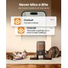 image:imageoneisall Automatic Cat Feeder with Camera for 2 Cats 1080P HD Night Vision 20 Cups5L Cat Feeder Automatic 2Way Audio 5G WiFi APP Remote Control Pet FeederDual Cameras
