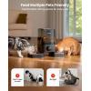 image:imageoneisall Automatic Cat Feeder with Camera for 2 Cats 1080P HD Night Vision 20 Cups5L Cat Feeder Automatic 2Way Audio 5G WiFi APP Remote Control Pet FeederCordless WiFi