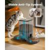 image:imageoneisall Automatic Cat Feeder with Camera for 2 Cats 1080P HD Night Vision 20 Cups5L Cat Feeder Automatic 2Way Audio 5G WiFi APP Remote Control Pet FeederStandard