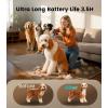 image:imageoneisall 4 in 1 Dog Grooming Kit with LCD Display White and Dog Clippers for Grooming Thick Hair