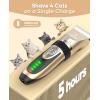 image:imageCat Grooming Clippers for Matted Hair 2Speed Cat Grooming Kit Cordless Low Noise Pet Hair Clipper Trimmer for Dogs Cats Animals Gold