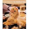 image:imageCat Grooming Clippers for Matted Hair 2Speed Cat Grooming Kit Cordless Low Noise Pet Hair Clipper Trimmer for Dogs Cats Animals Gold